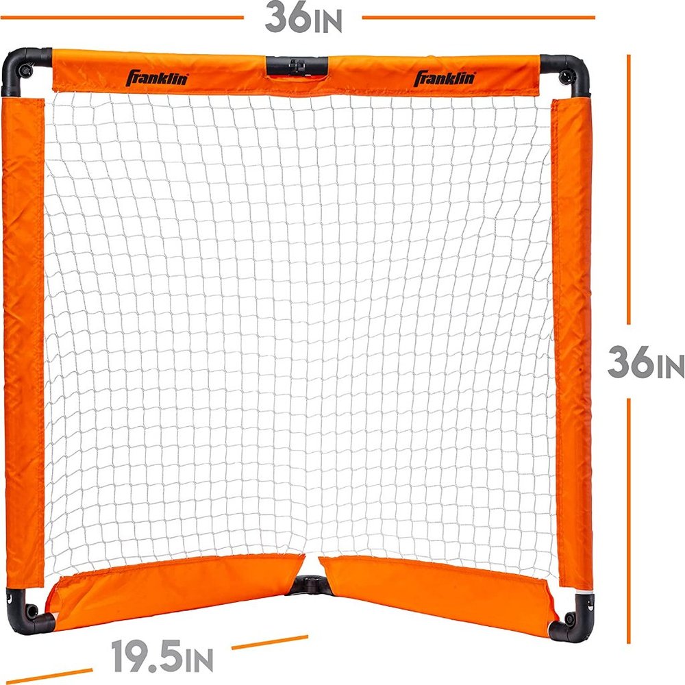 NEW Franklin Sports Youth Lacrosse Folding Goal Stick Ball Set Kids Beginner net - Picture 4 of 10
